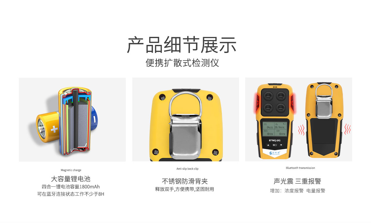 便攜擴散式氣體檢測儀-便攜有毒氣體測量儀-擴散式可燃氣體報警儀 便攜擴散式氣體檢測儀-便攜有毒氣體測量儀-擴散式可燃氣體報警儀